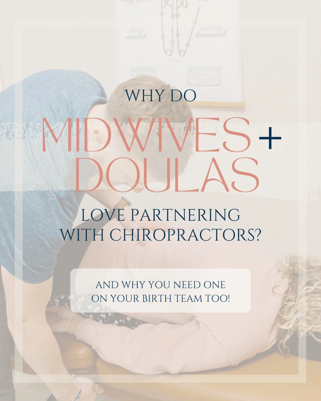 Why do midwives and doulas love partnering with chiropractors? Because they understand something most don't: your birth team needs one.

Here's what birth professionals know: the pregnant body is doing incredible work. Pelvic alignment matters. Nervo