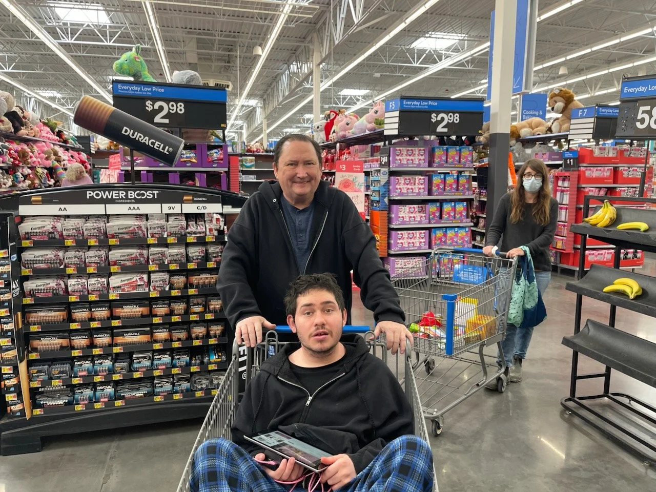 Judge Lane and Baden at Walmart