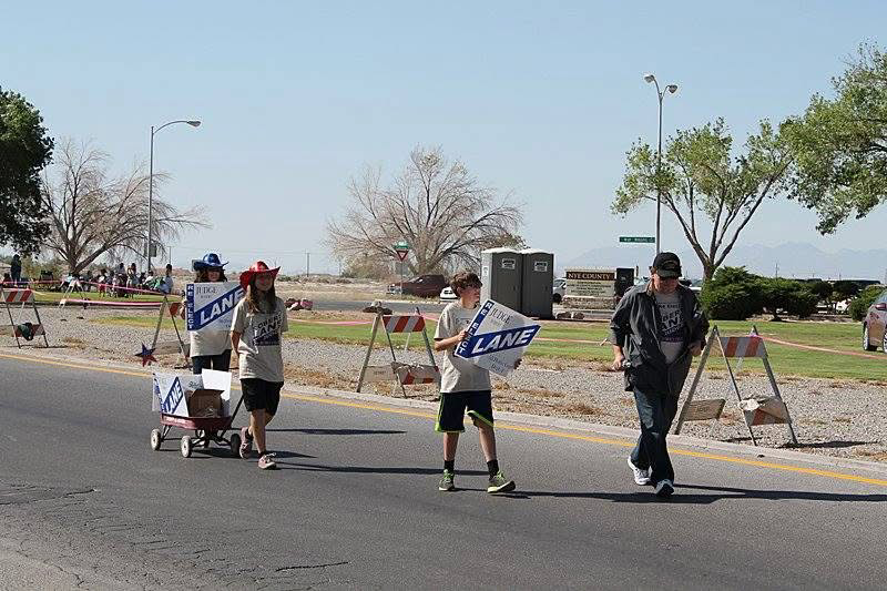 Judge Lane at the 4th of July Parade