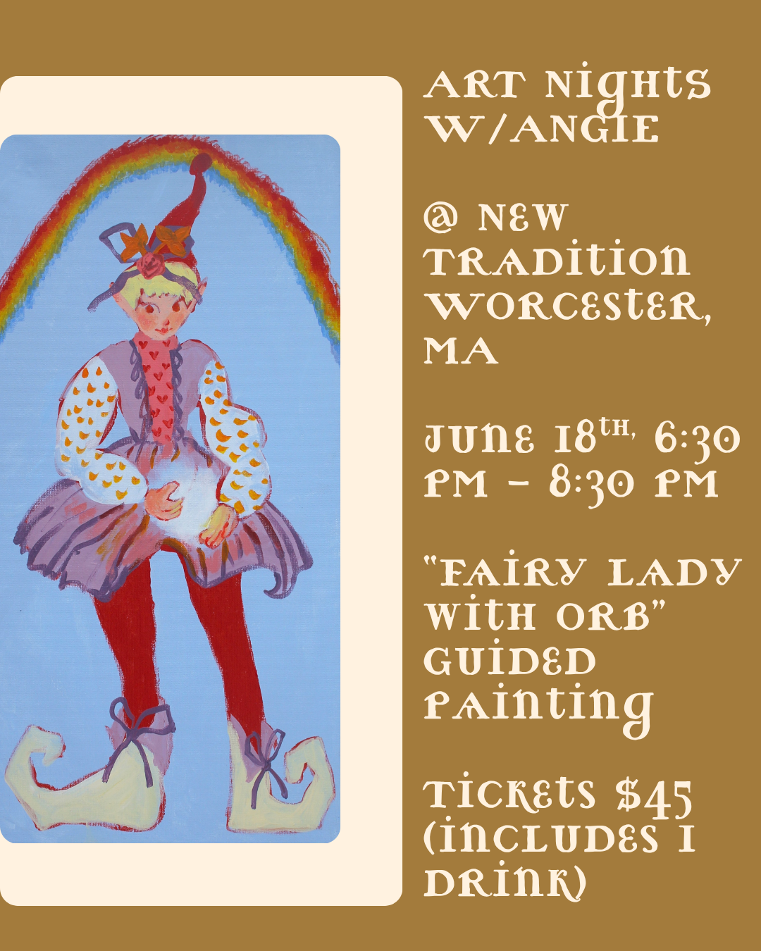 Art Nights w/Angie @ New Tradition 6/18
