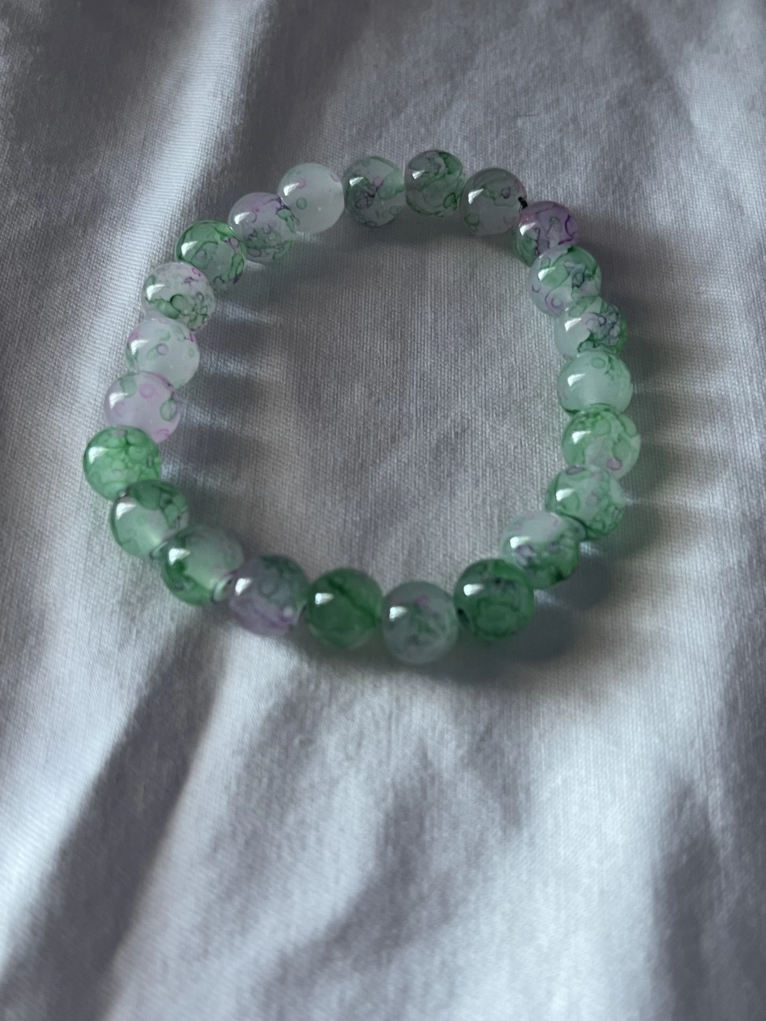 Lily Pad Beaded Bracelet