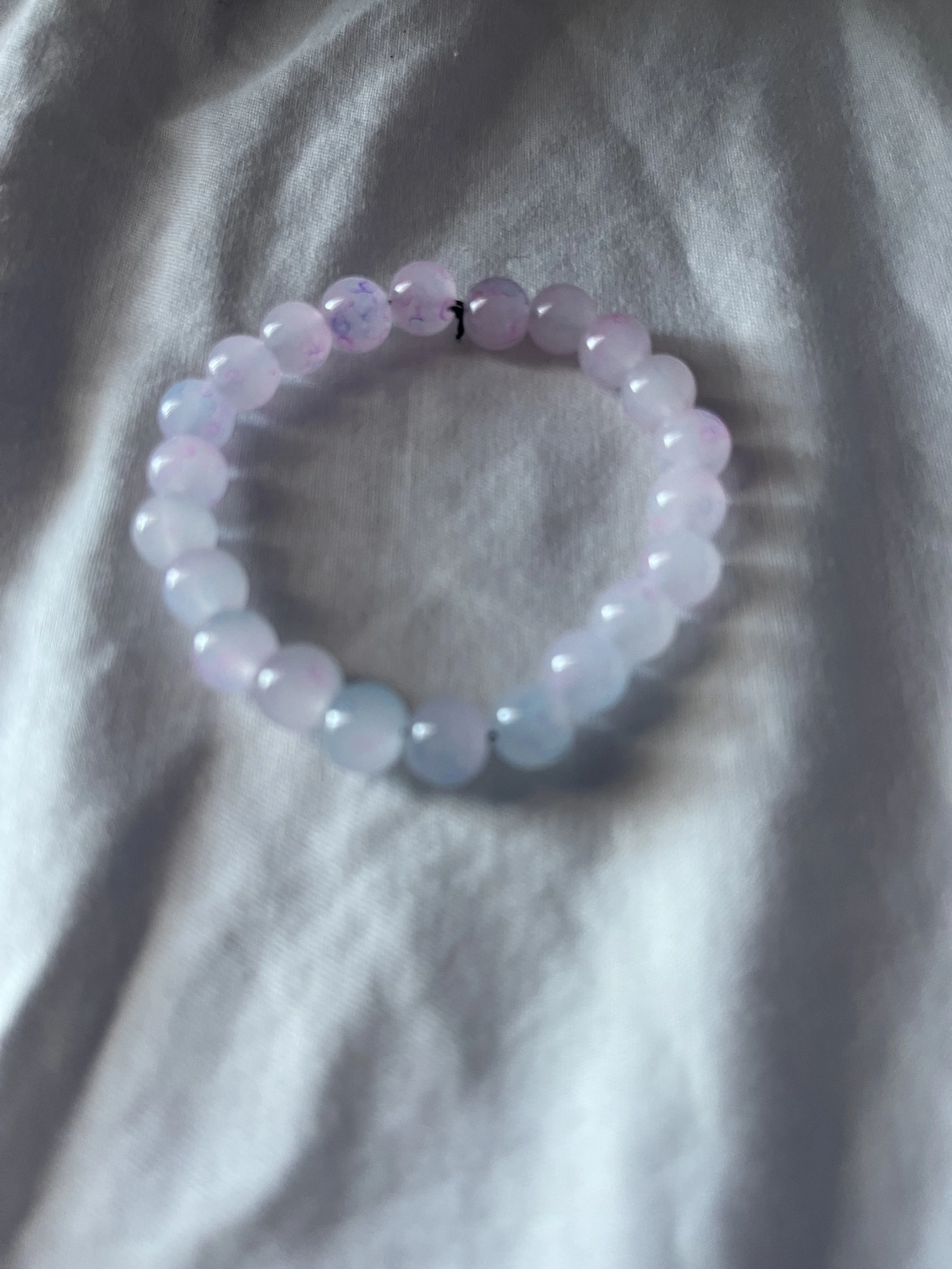 Cotton Candy Beaded Bracelet