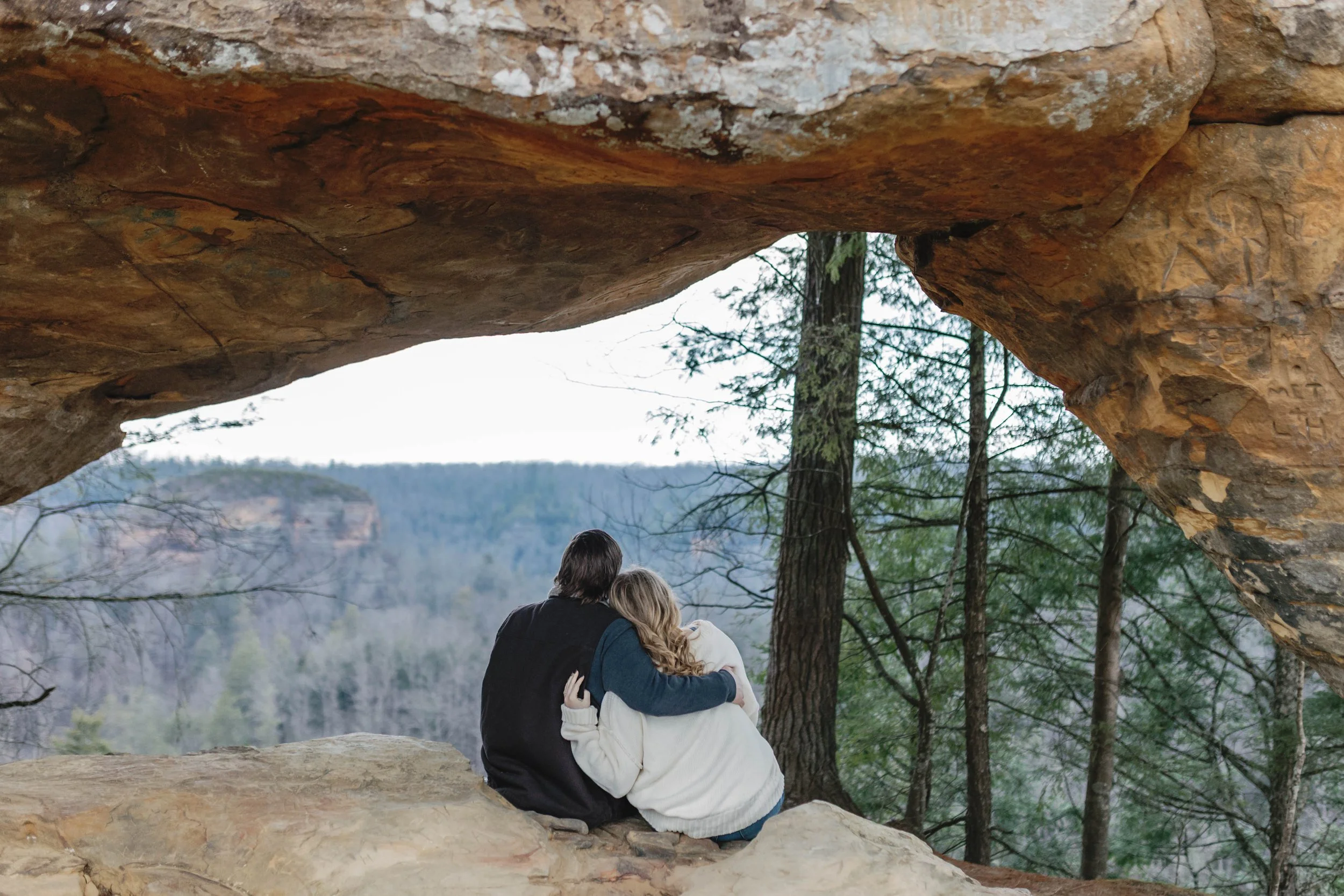 Asha + Dylan | Red River Gorge Kentucky Engagement Session