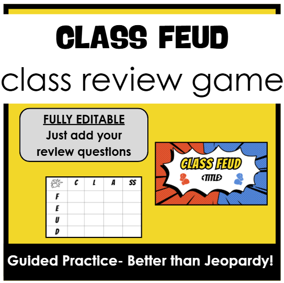 Class Feud Review Game