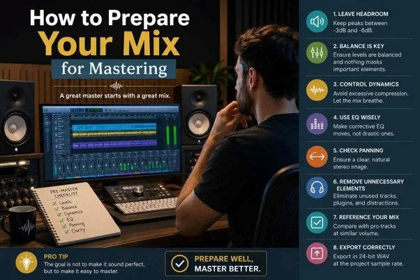 How to Prepare Your Mix for Mastering