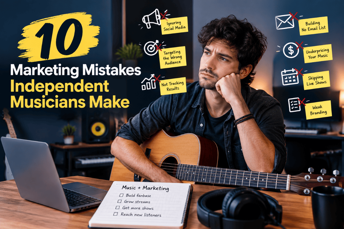 10 Marketing Mistakes Independent Musicians Make
