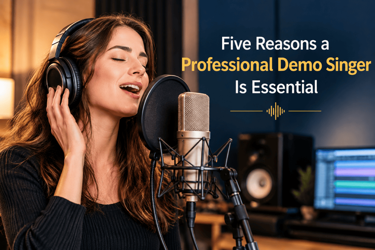 Five Reasons a Professional Demo Singer Is Essential