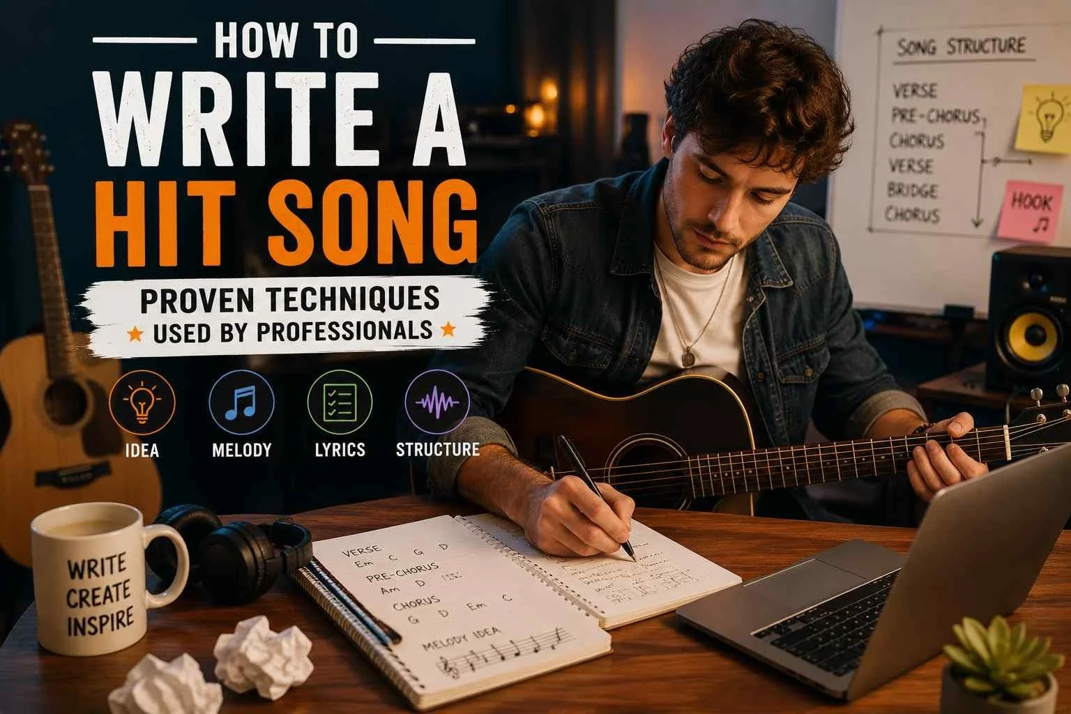 How to Write a Hit Song: Proven Techniques Used by Professionals