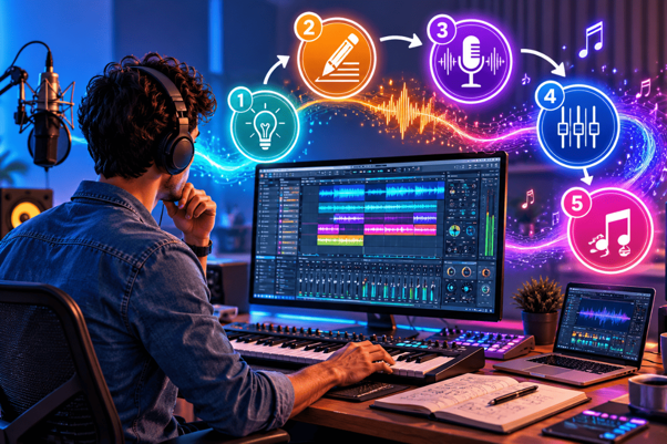 Step-by-Step Guide to Producing a Song in 2026