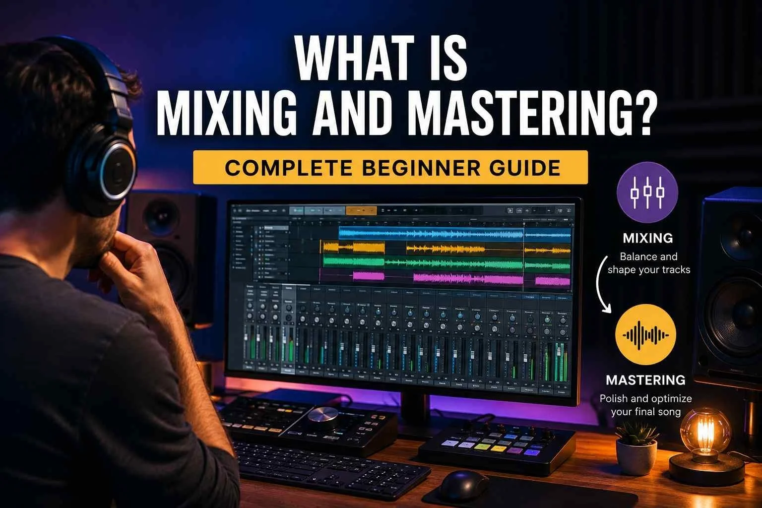 What is Mixing and Mastering? Complete Beginner Guide