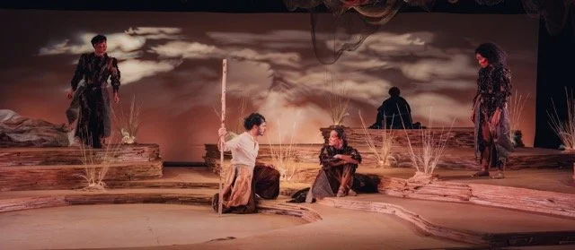 Prospero challenges Ariel.