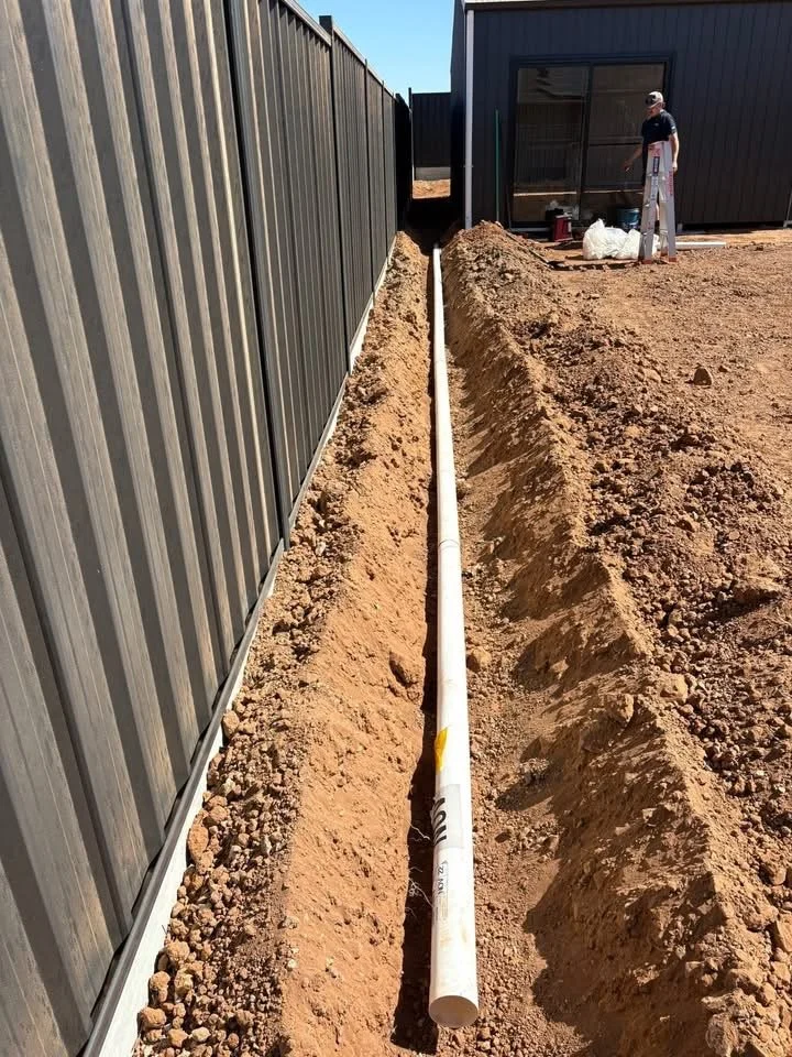 Residential plumbing job Adelaide