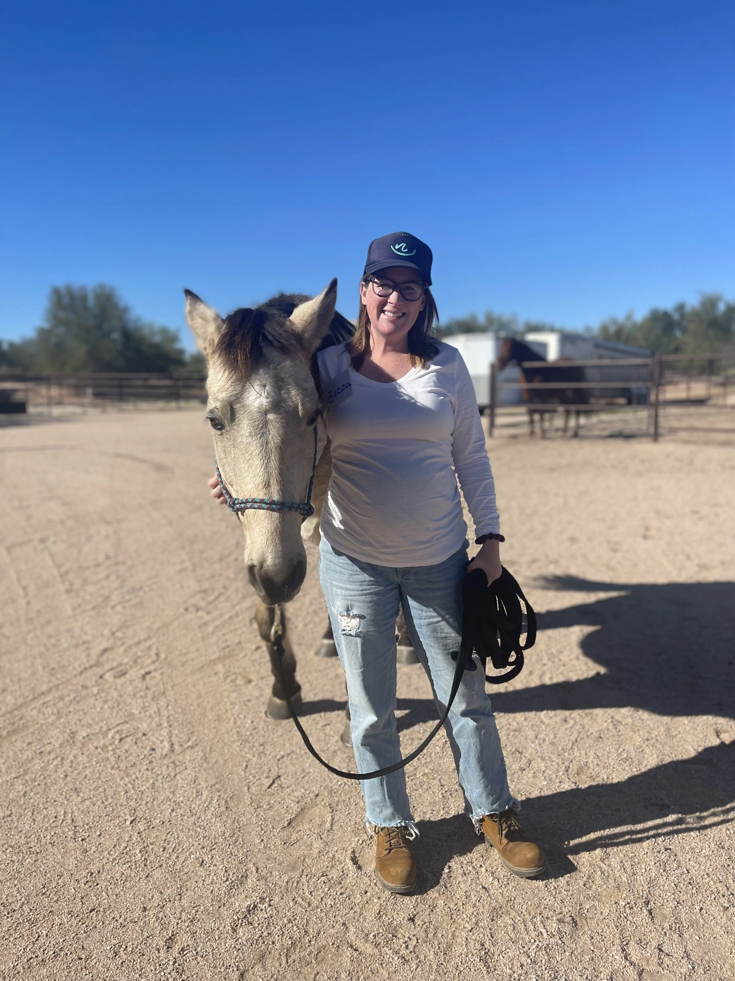 Sometimes horses notice what words cannot.