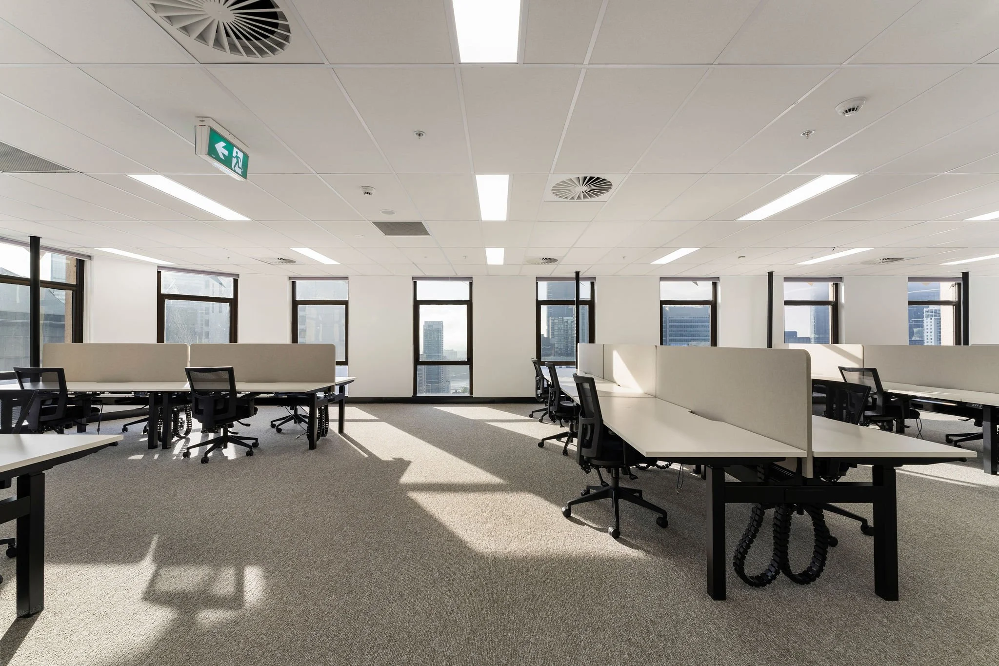 Reception and lounge, Level 26, 288 Edward Street