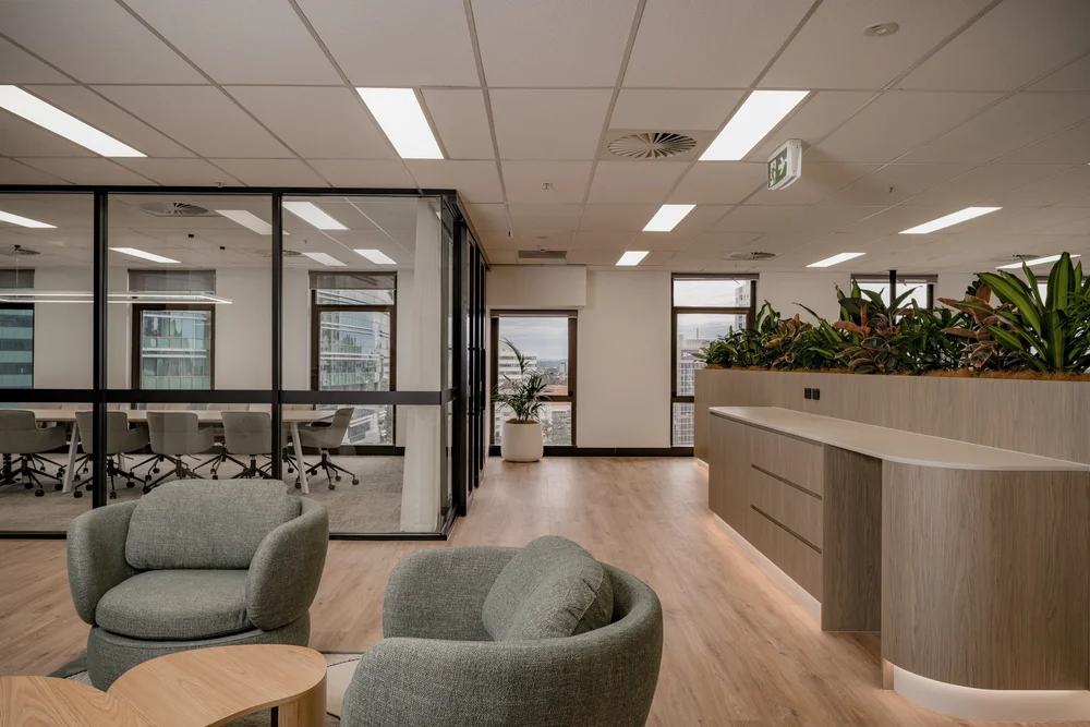 Glazed meeting rooms, Level 20, 288 Edward Street