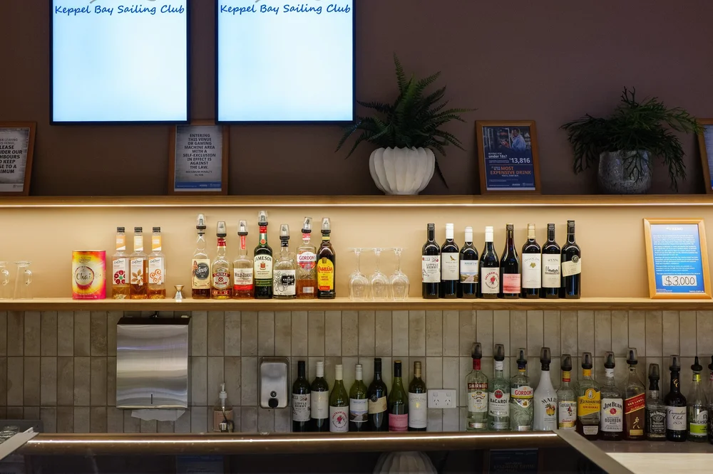 Back bar shelving, The Spinnaker
