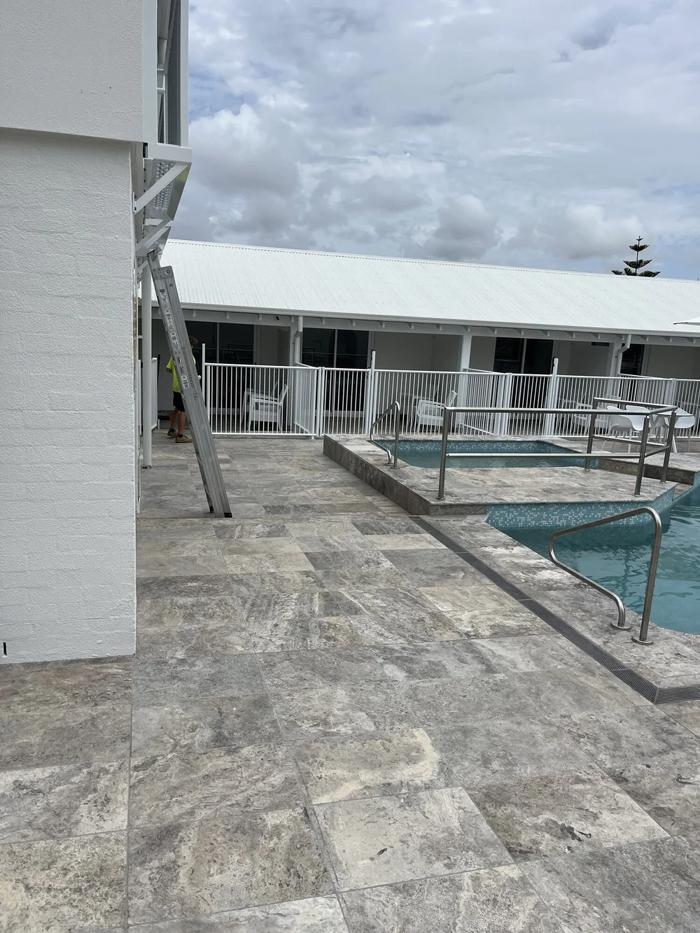 Pool surrounds, Don Pancho by the Beach