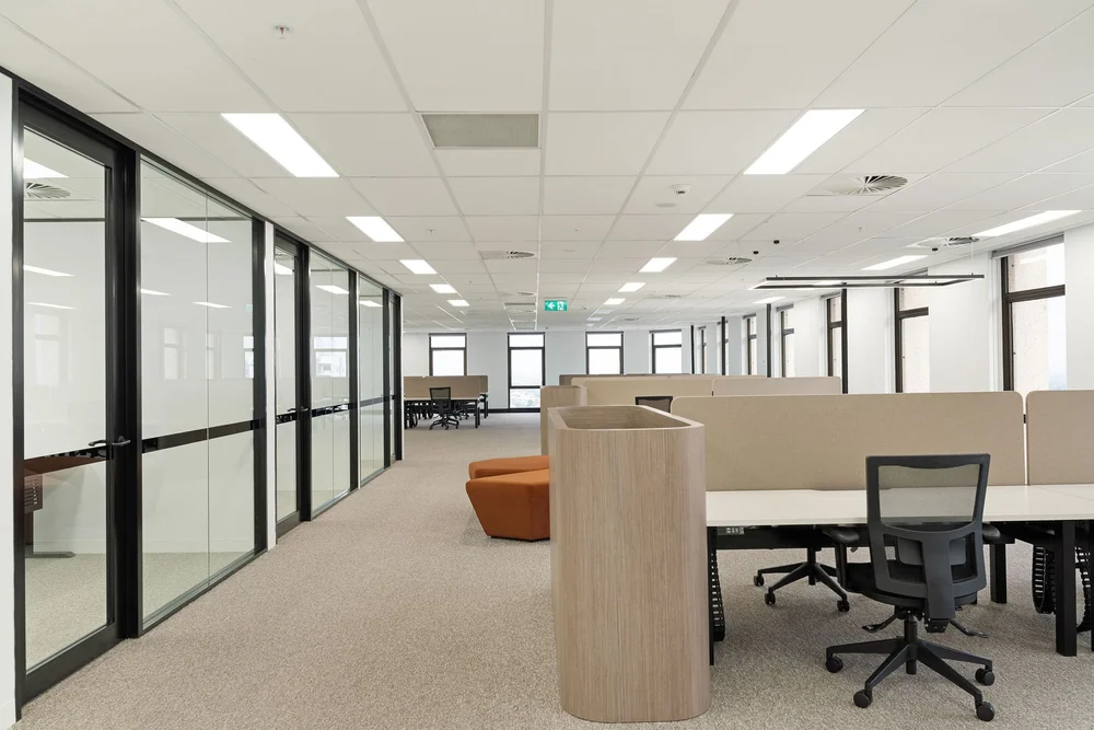 Kitchen and breakout, Level 26, 288 Edward Street