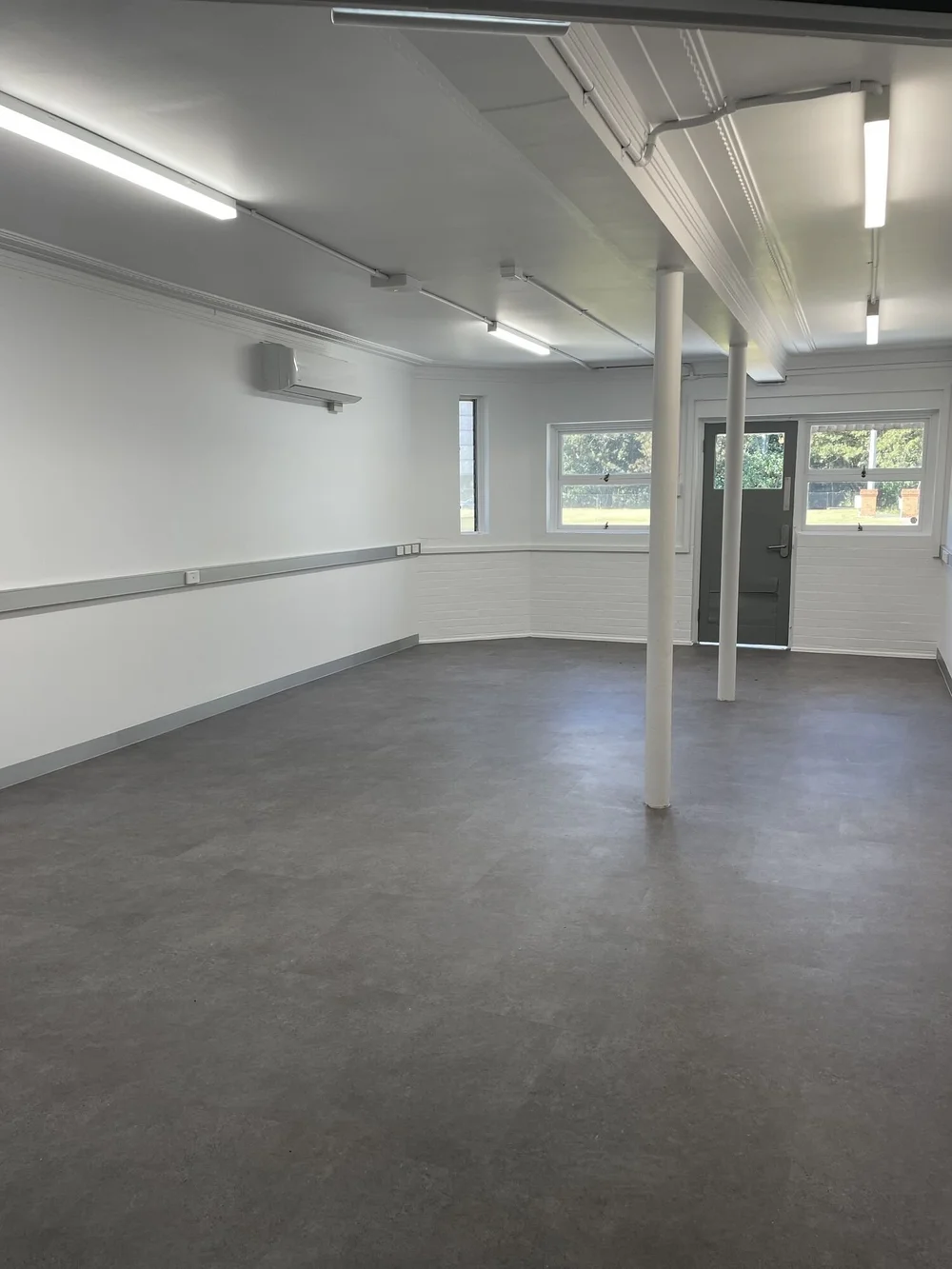 The finished hall, Newmarket Bowls Club