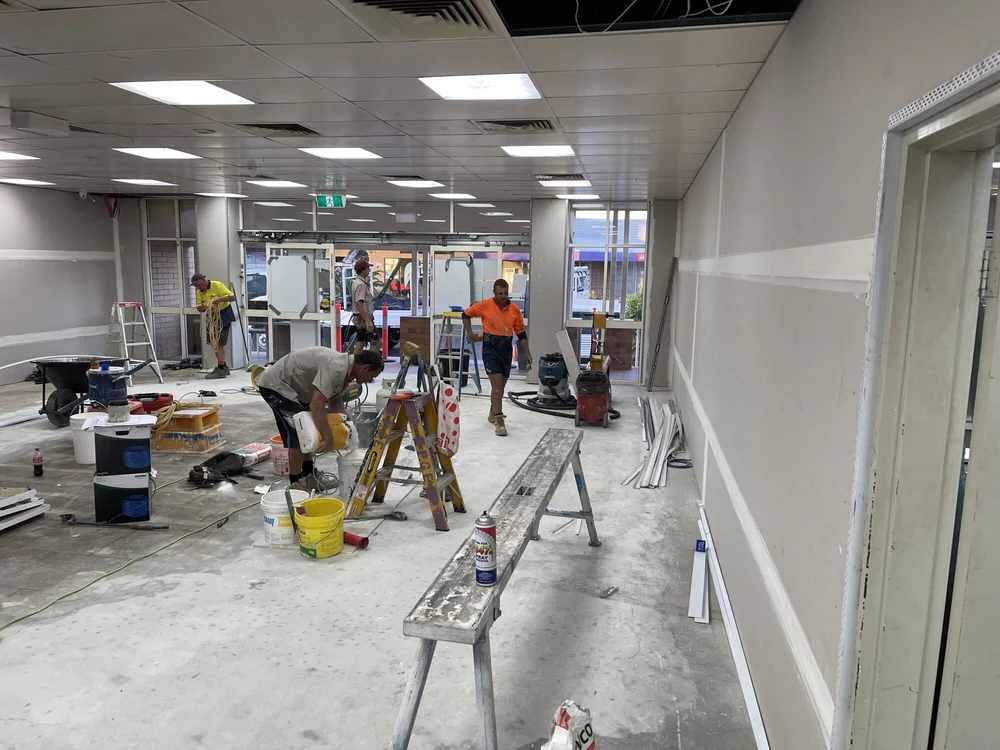 New walls throughout, Australia Post Emerald