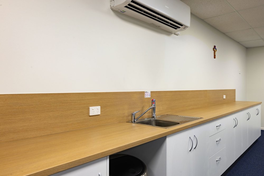 Kitchenette benchtop, St Brendan’s College