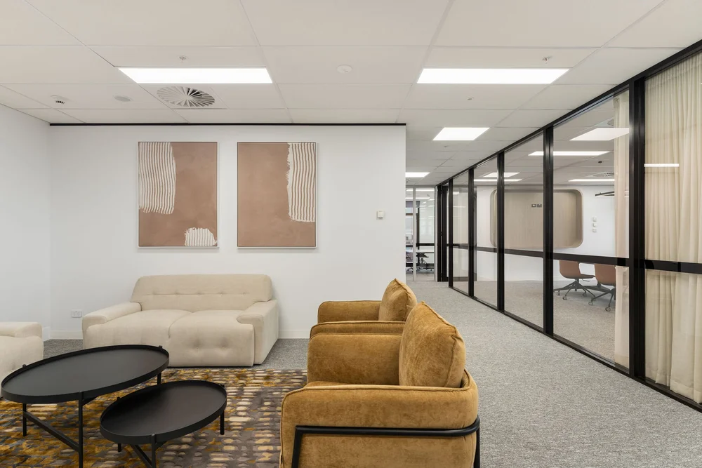Reception desk, Level 26, 288 Edward Street