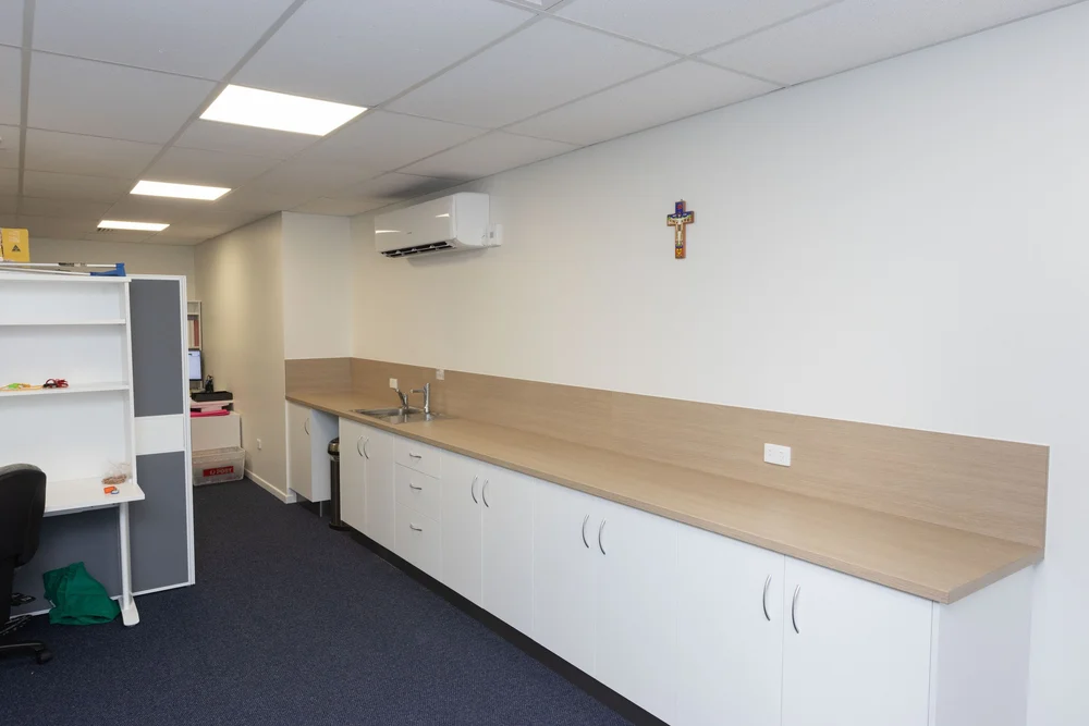 Staff kitchenette, St Brendan’s College