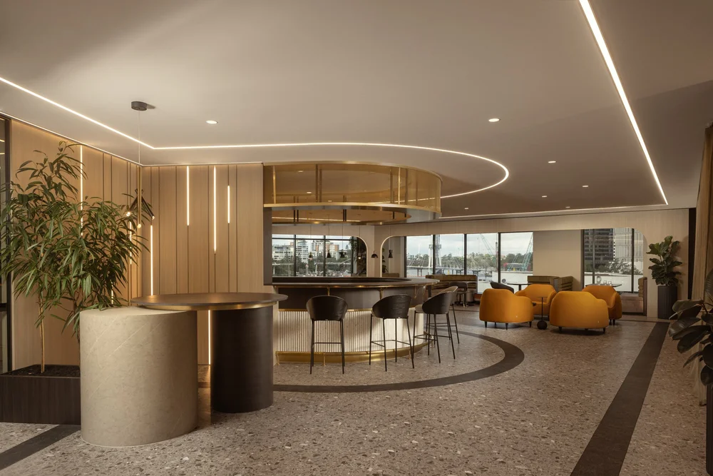 Reception and lounge, Talbot Sayer