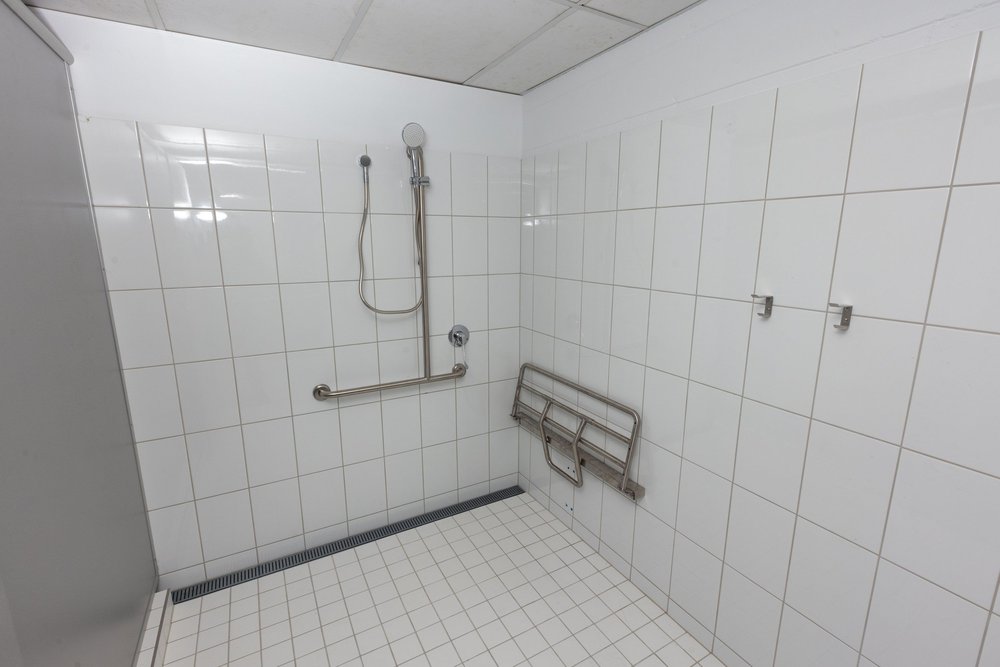 Accessible shower, St Brendan’s College