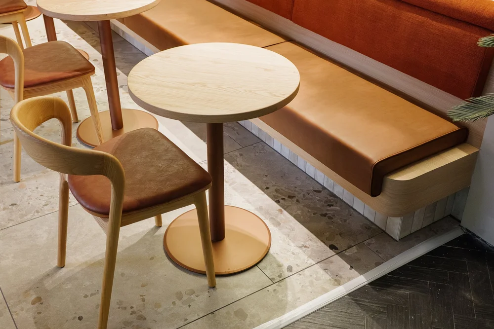 Dining chairs and tables, The Spinnaker