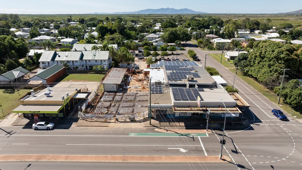 Aerial view of the site, The Fairfield Hotel