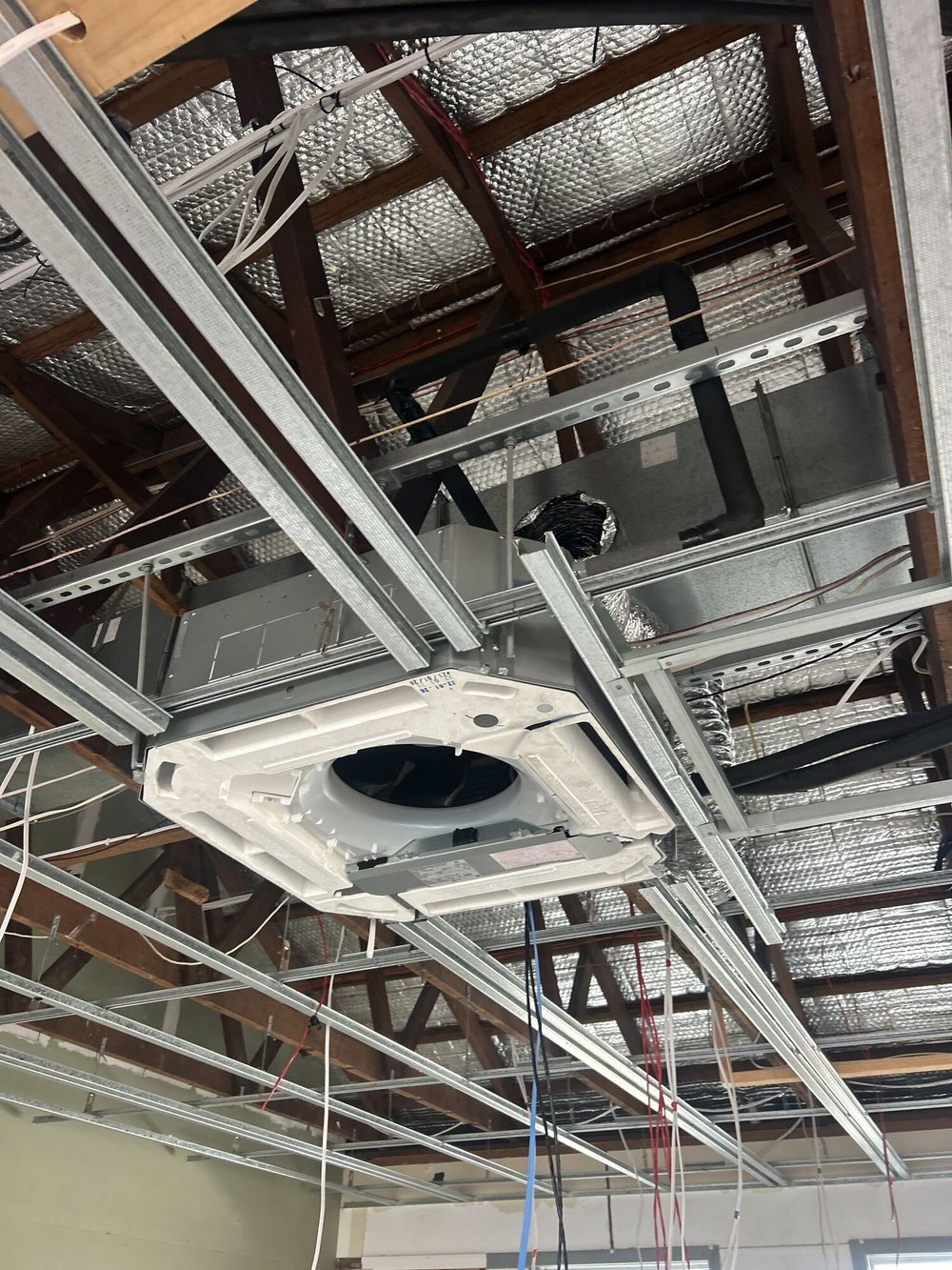Services in the ceiling, The Rockhampton Grammar School