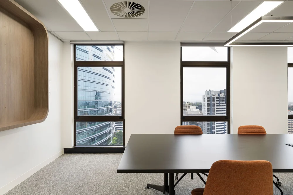 Boardroom table, Level 26, 288 Edward Street