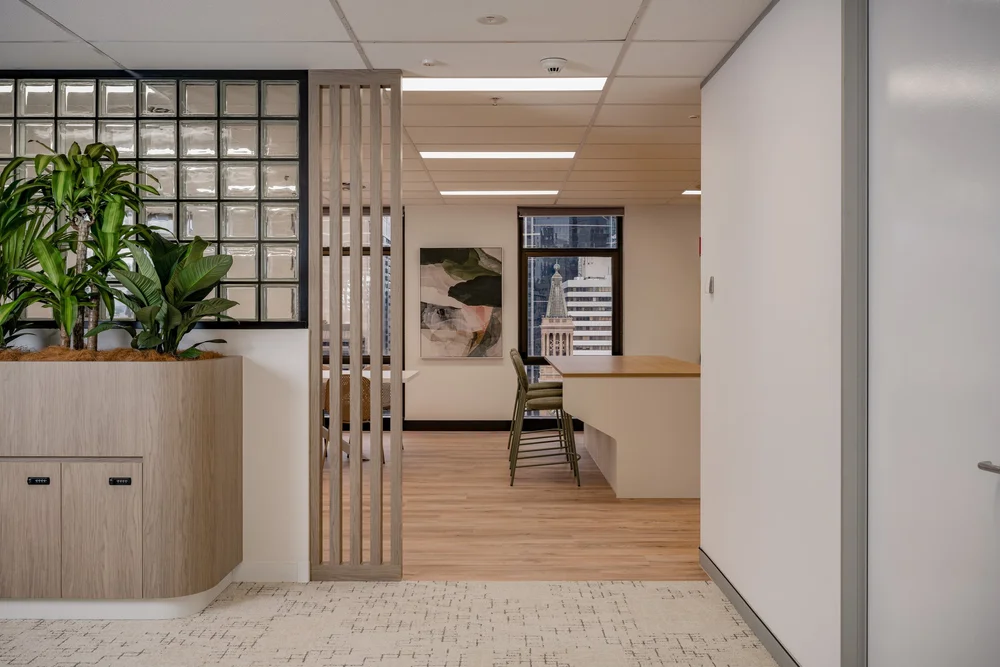 Joinery and screens, Level 20, 288 Edward Street