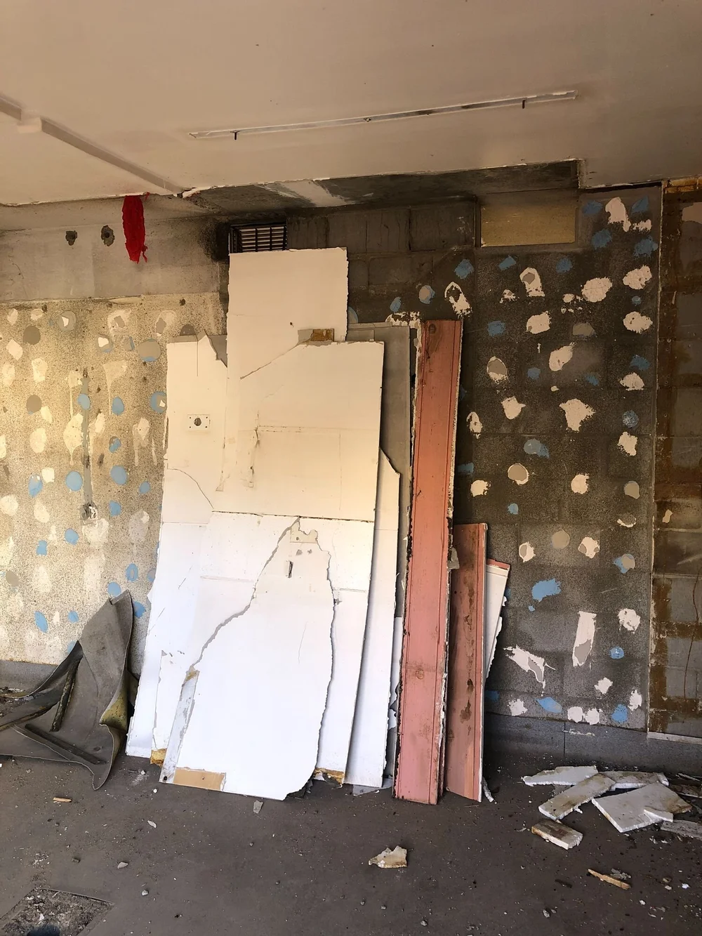 The starting point, stripped back to the walls, Don Pancho by the Beach