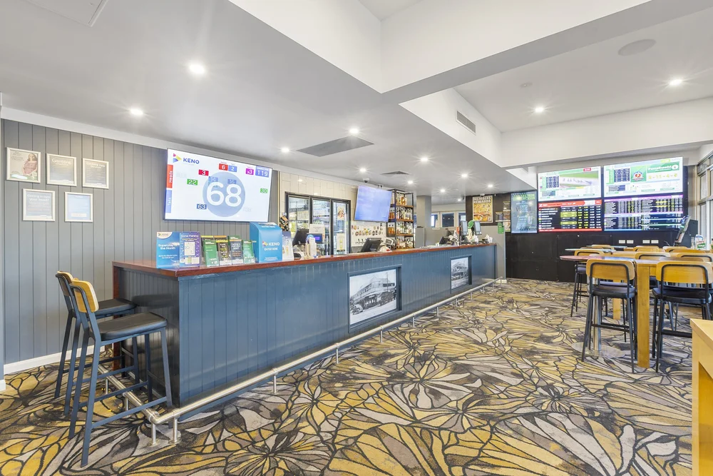 Bar and dining at the Railway Hotel, Yeppoon, Railway Hotel