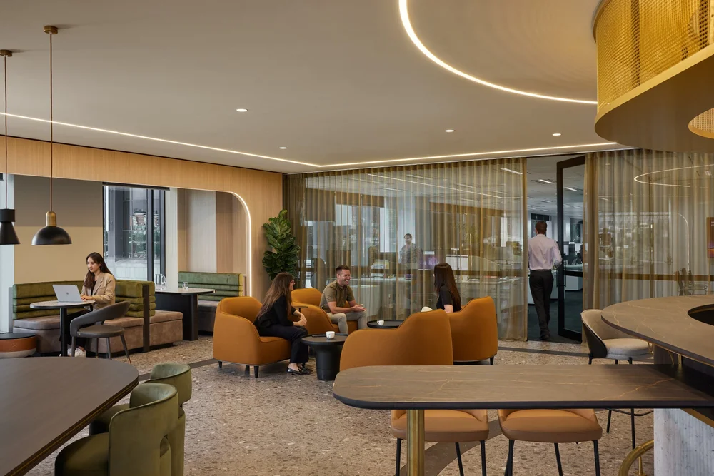 Breakout seating, Talbot Sayer