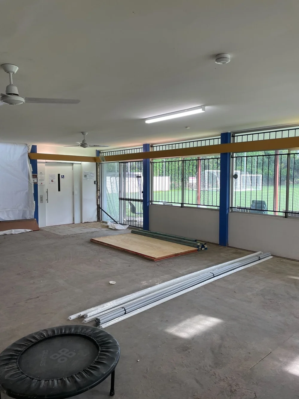 Main hall, Newmarket Bowls Club