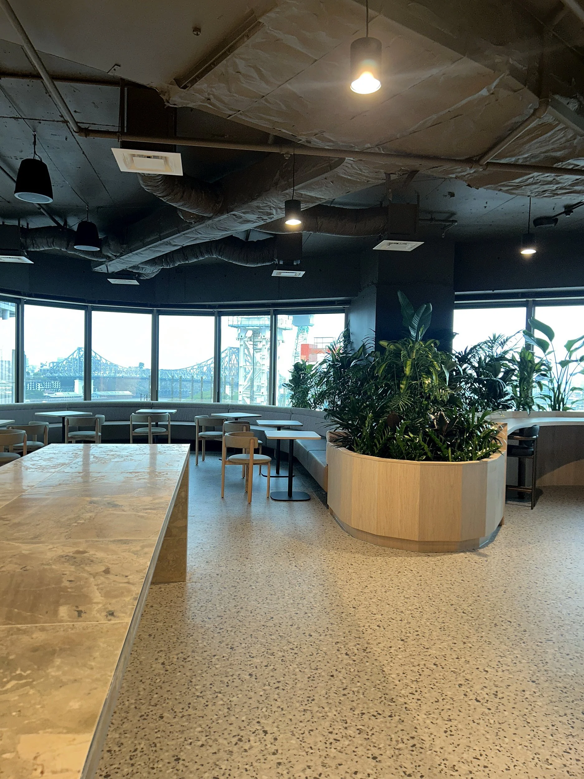 Breakout with stone kitchen, Levels 9 and 10, 10 Eagle Street