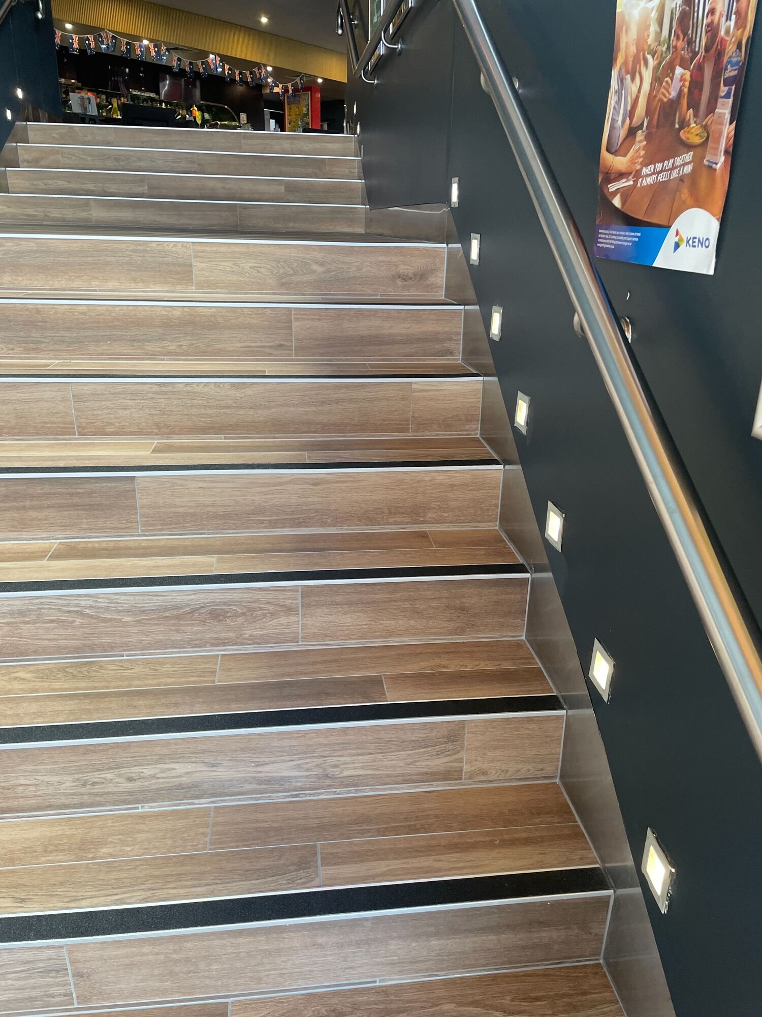 Finished stair flight, Runcorn Tavern