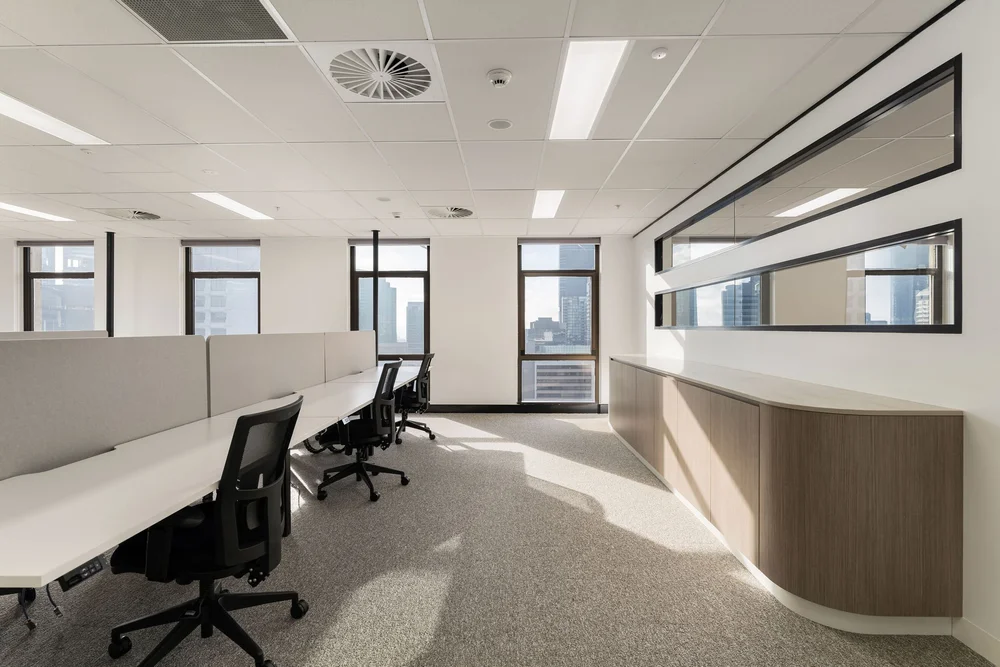 Lounge seating, Level 26, 288 Edward Street