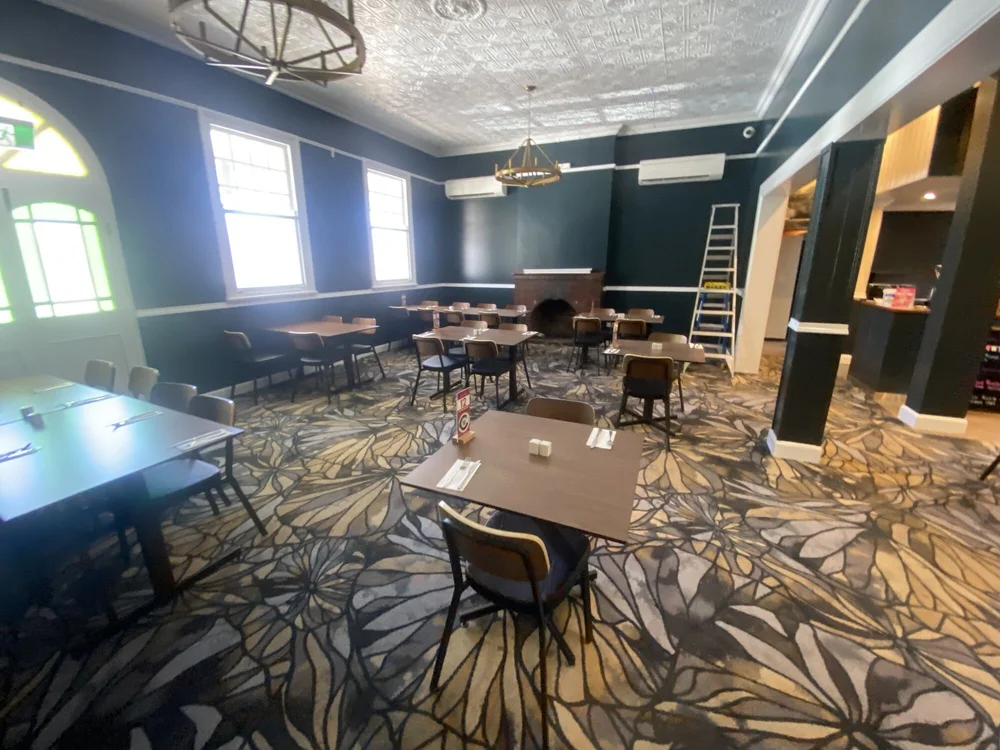Dining room, The Central Hotel