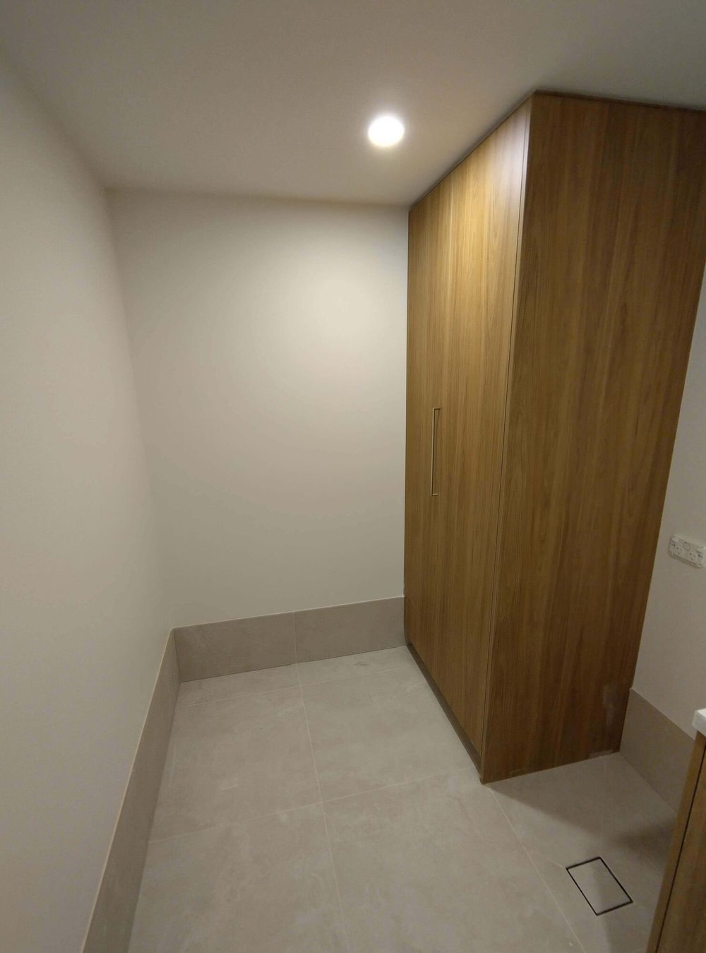 Joinery in a finished room, Pelican Waters Golf Resort