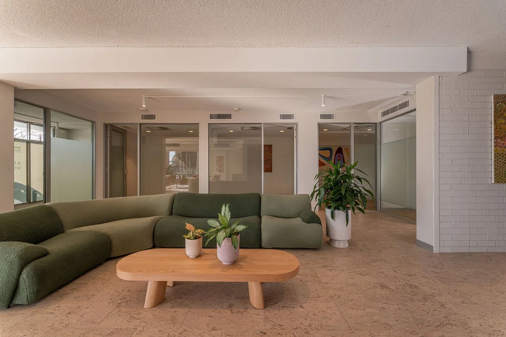 Waiting and dining area, Communify Lutwyche