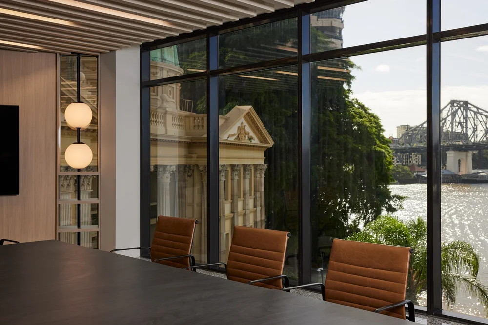 Boardroom over the river, Talbot Sayer