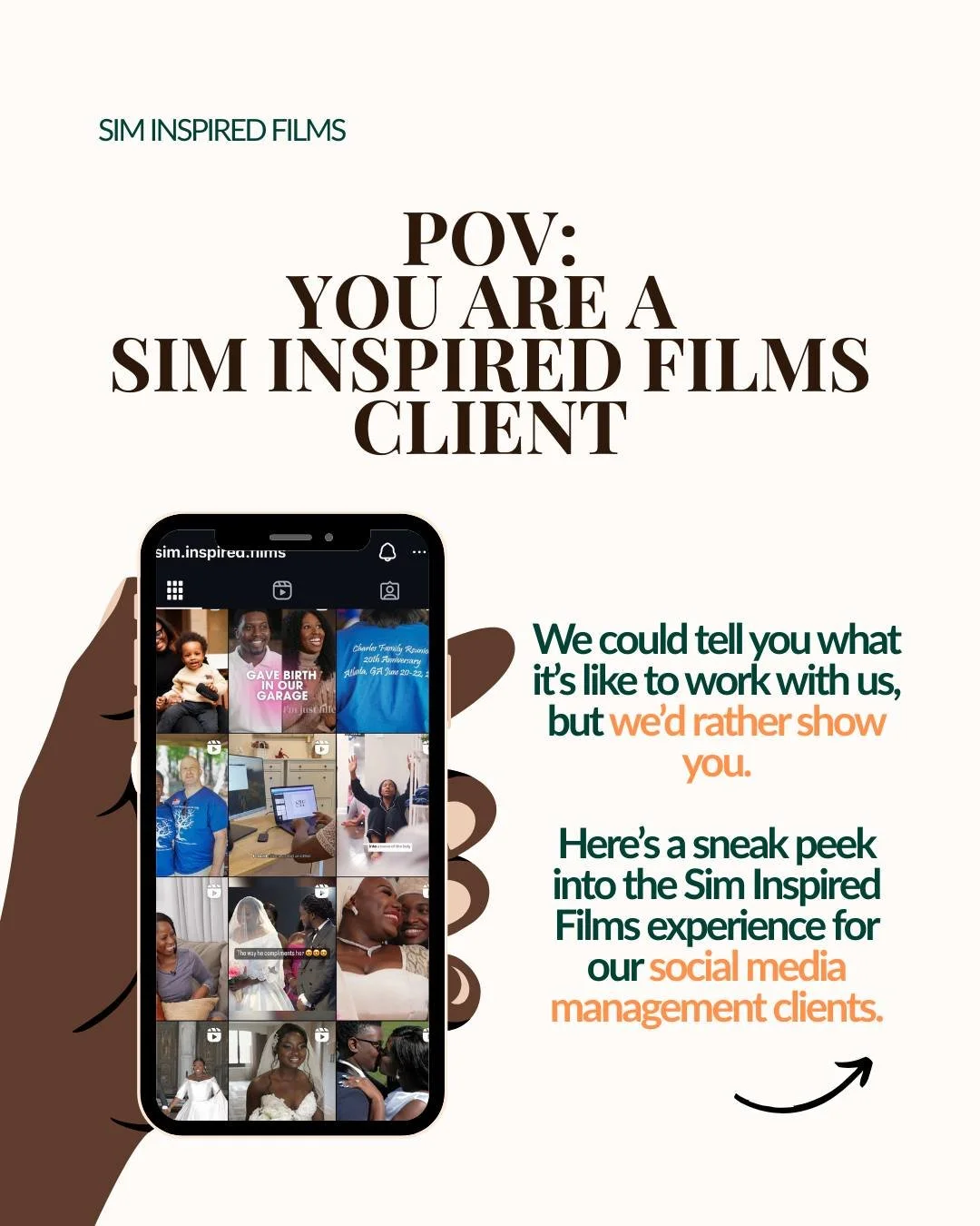 Results don&rsquo;t lie.
After just 11 days of managing our clients socials, she booked 2 new clients🚀

That&rsquo;s what happens when your content is more than just posts. 

With us, it is strategy, storytelling, and consistency working together.

