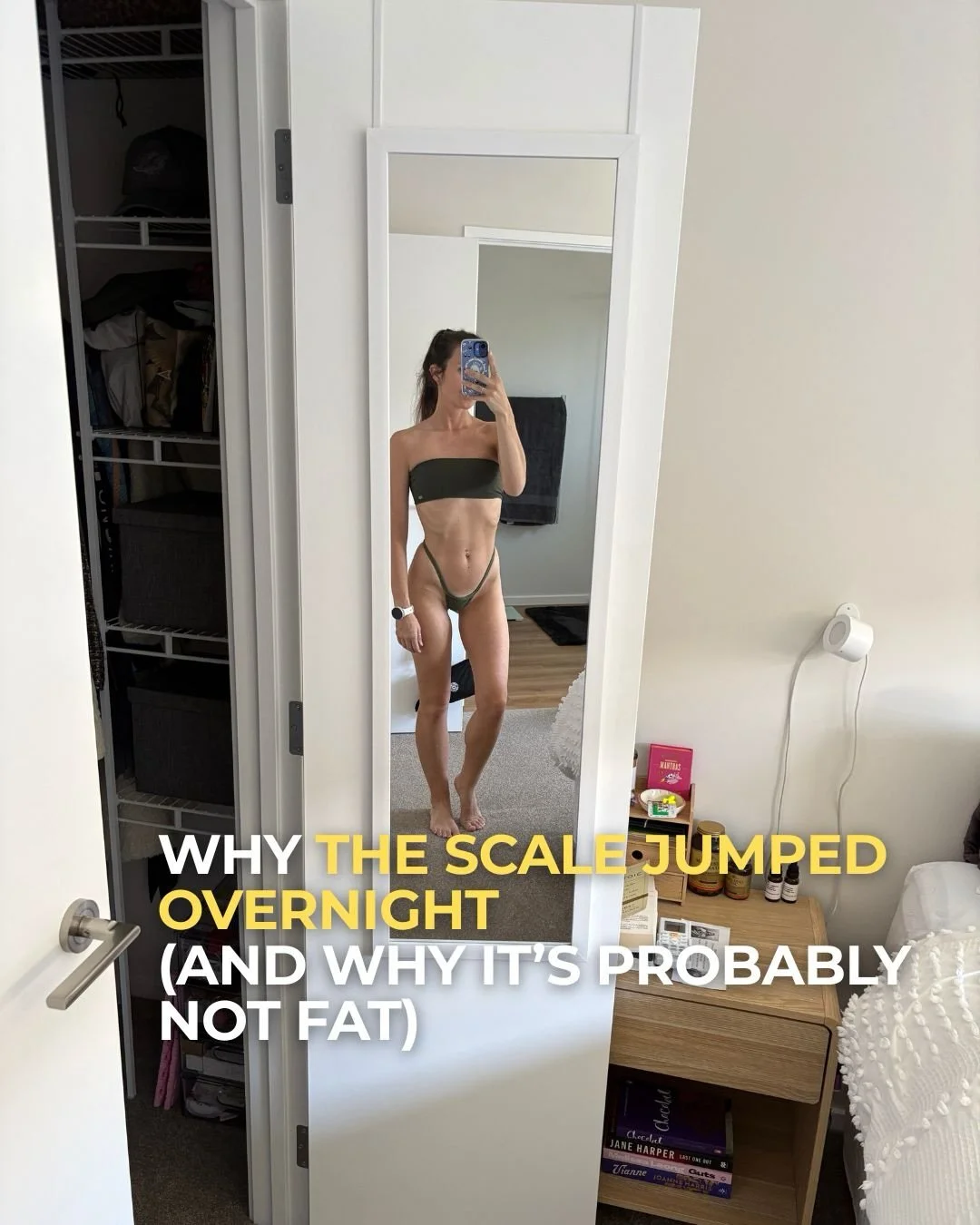 The scale went up overnight&hellip; and your first thought was probably:

&ldquo;I&rsquo;ve gained fat.&rdquo;

But most of the time?
👉 It&rsquo;s not fat.

Your body weight fluctuates daily because of:
&bull; water retention
&bull; hormones
&bull; 