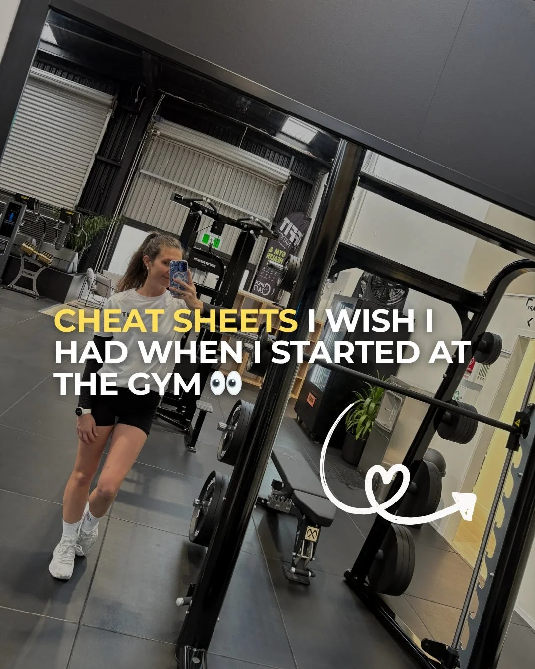 Cheat sheets I wish I had when I started at the gym.

Most people don&rsquo;t need more information &mdash; they just need to apply the basics consistently.

Progressive overload, enough food, and proper recovery are what actually move the needle.

S