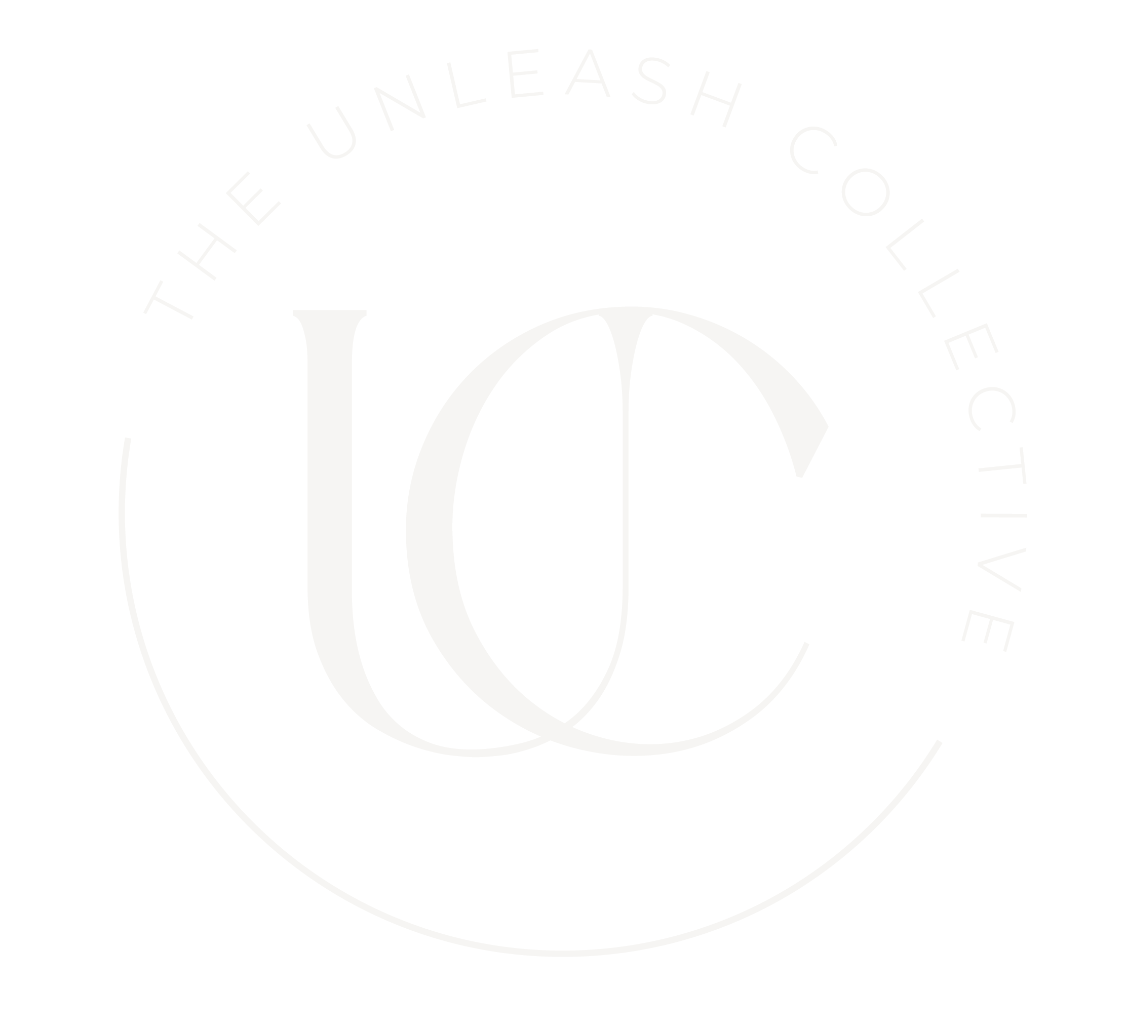 Logo for The Unleash Collective, featuring the initials UC in a stylized font with the tagline 'The Unleash Collective' encircling the letters.
