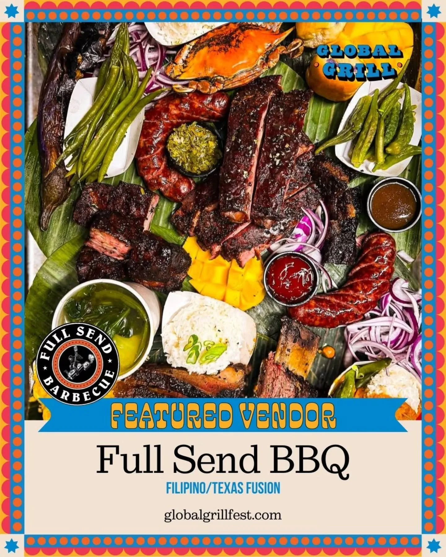 "Filipino Soul, Texas Smoke"

@FullSendBBQ.la is a veteran-owned, Filipino-inspired craft BBQ business in Los Angeles, founded in 2021 by Army veteran Dominic Cagliero. Known for its fusion of Texas-style smoking with Filipino flavors&mdash